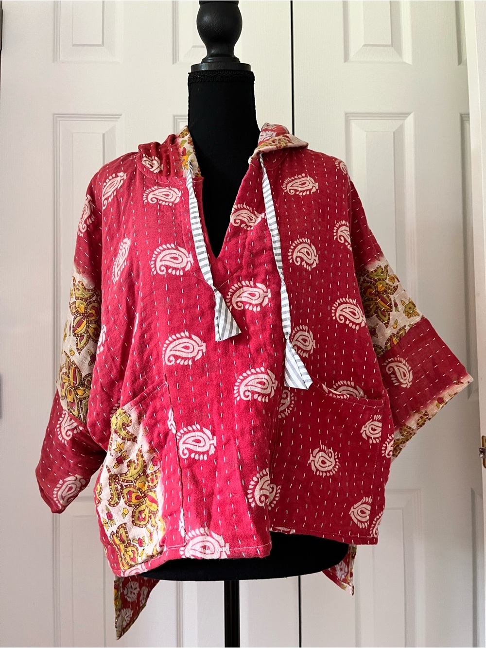 S10AK Handmade Kantha Quilted Cotton Jacket